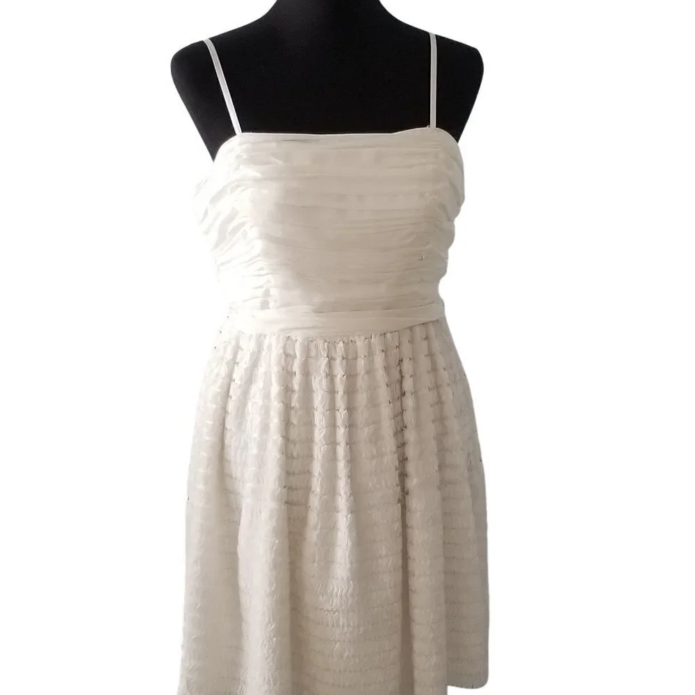 NWT Jill Stuart White Strapless Mini Cocktail Prom Sweet 16 Dress - Picture 2 of 15